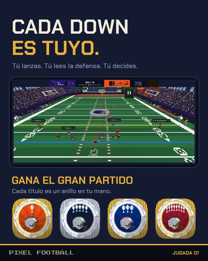 Jugada 01: cada down es tuyo